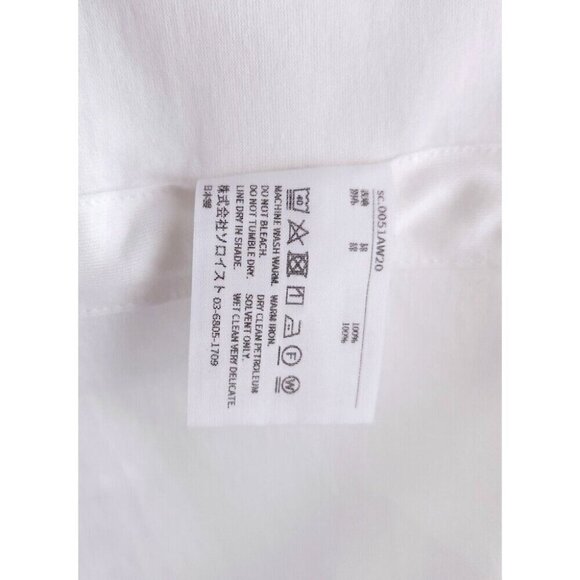 TAKAHIROMIYASHITA TheSoloist. Printed Cotton-Jersey T-Shirt 48 M White Clock - Picture 14 of 16